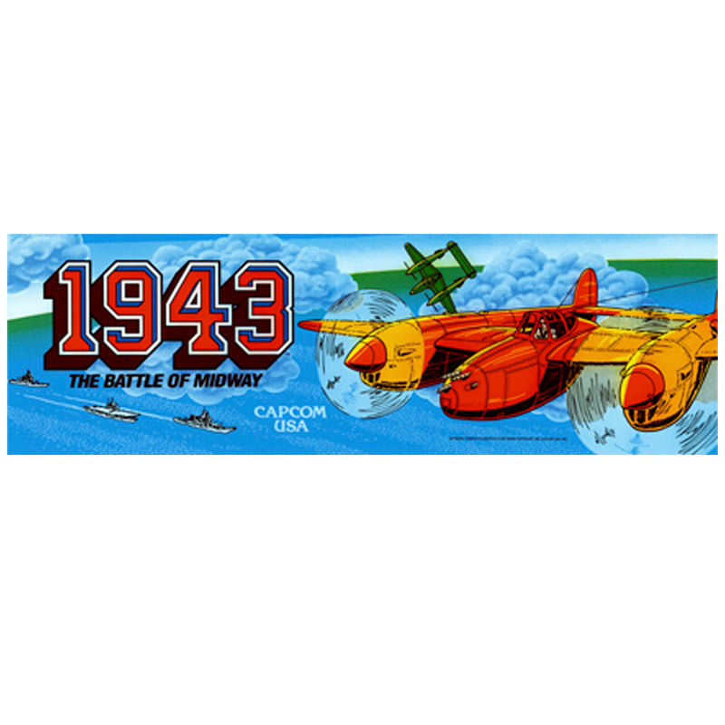 1943- Battle of Midway Arcade Marquee – Escape Pod Online