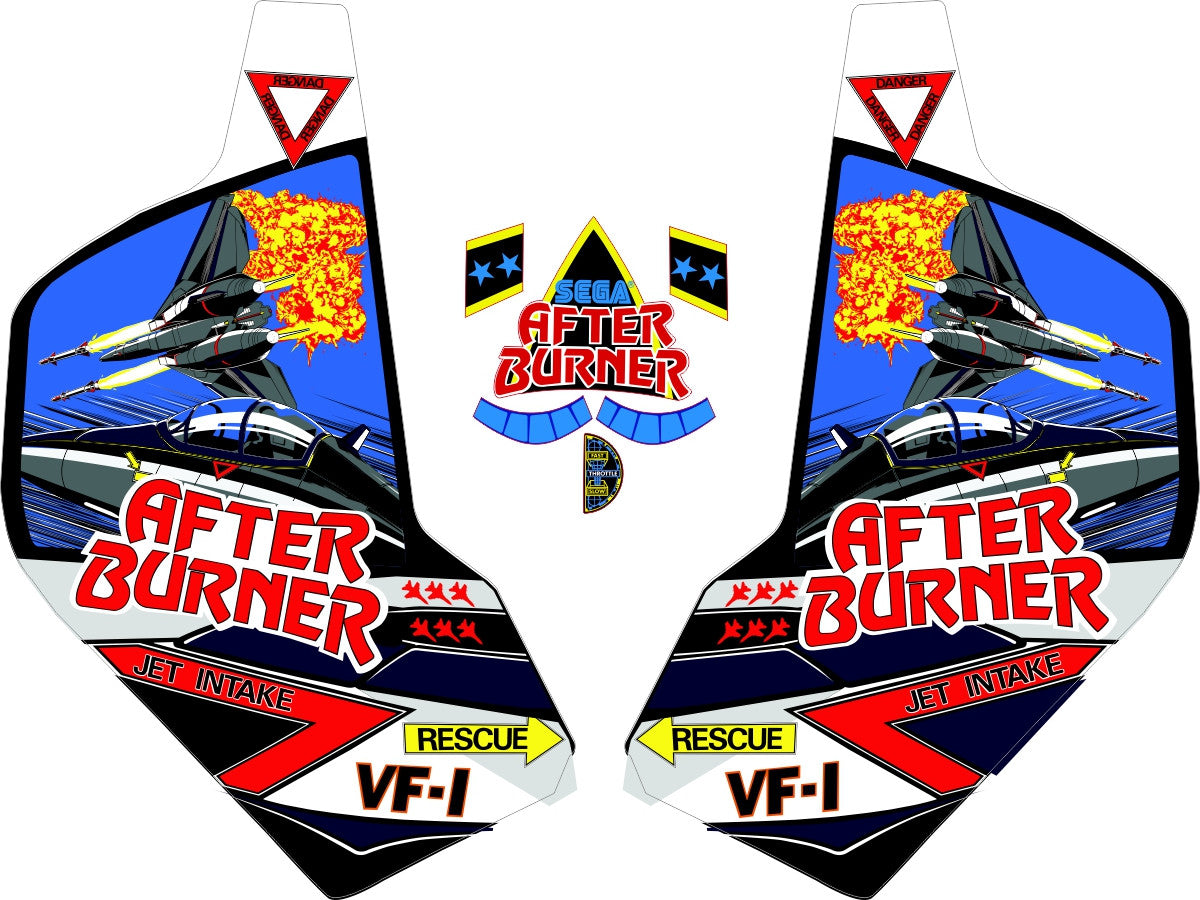 AfterBurner Side Art Set & Front Throttle Decals – Escape Pod Online