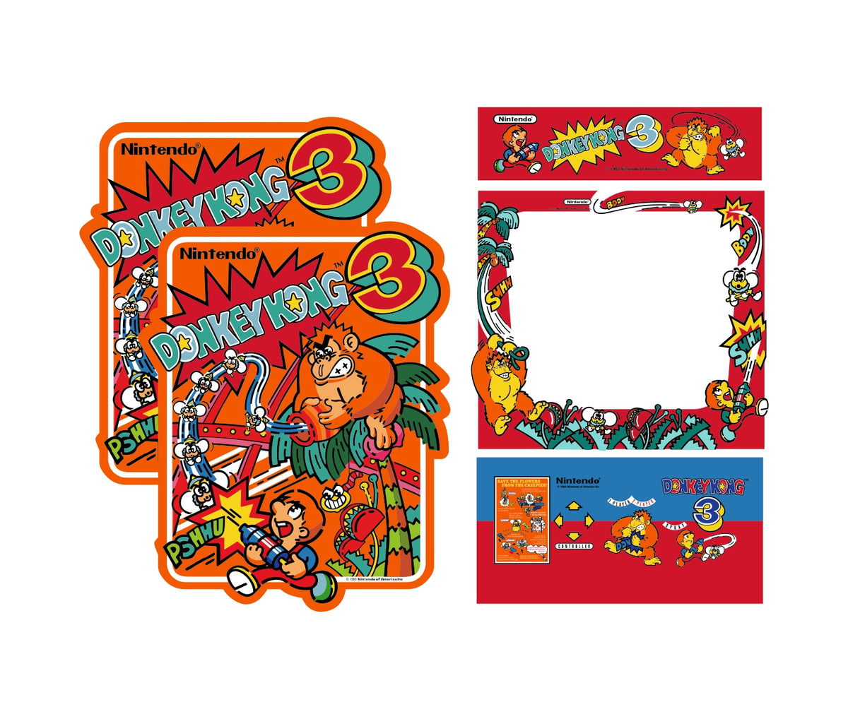 Donkey_Kong_3_complete_art_kit