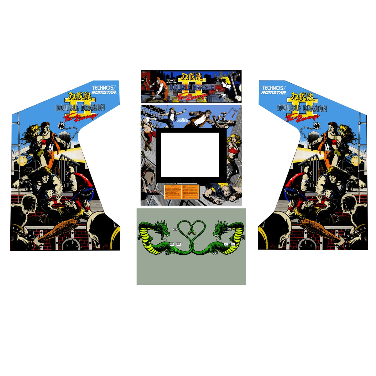 Double Dragon II Arcade Bezel – Escape Pod Online