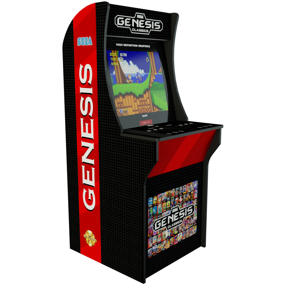Arcade1Up - Sega Genesis Art Kit
