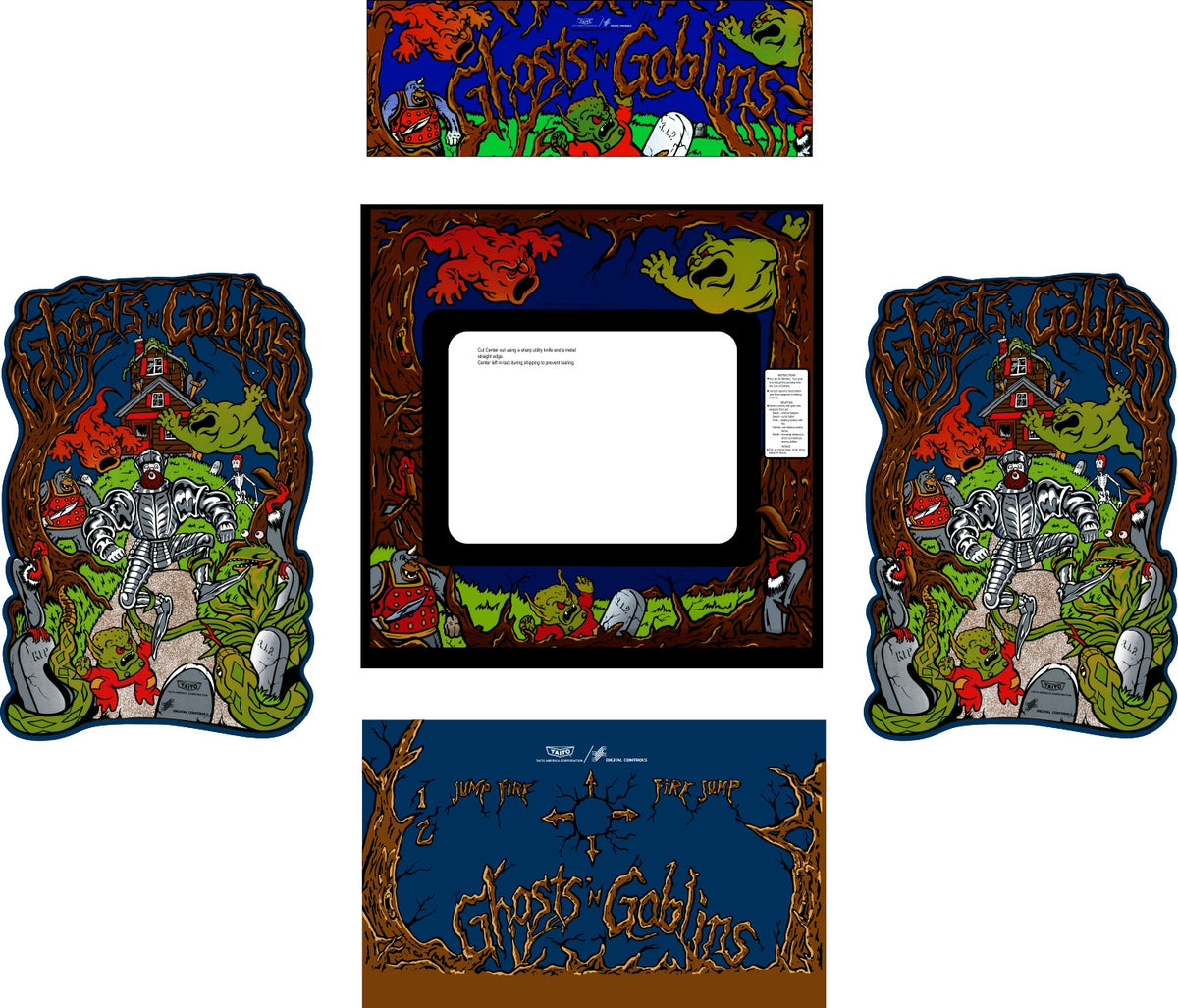 Ghosts N Goblins Complete Restoration Kit – Escape Pod Online
