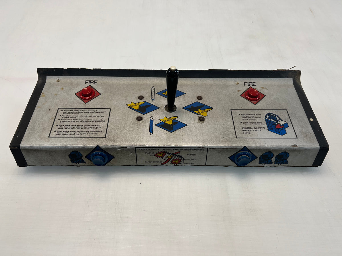 Zaxxon Populated Control Panel