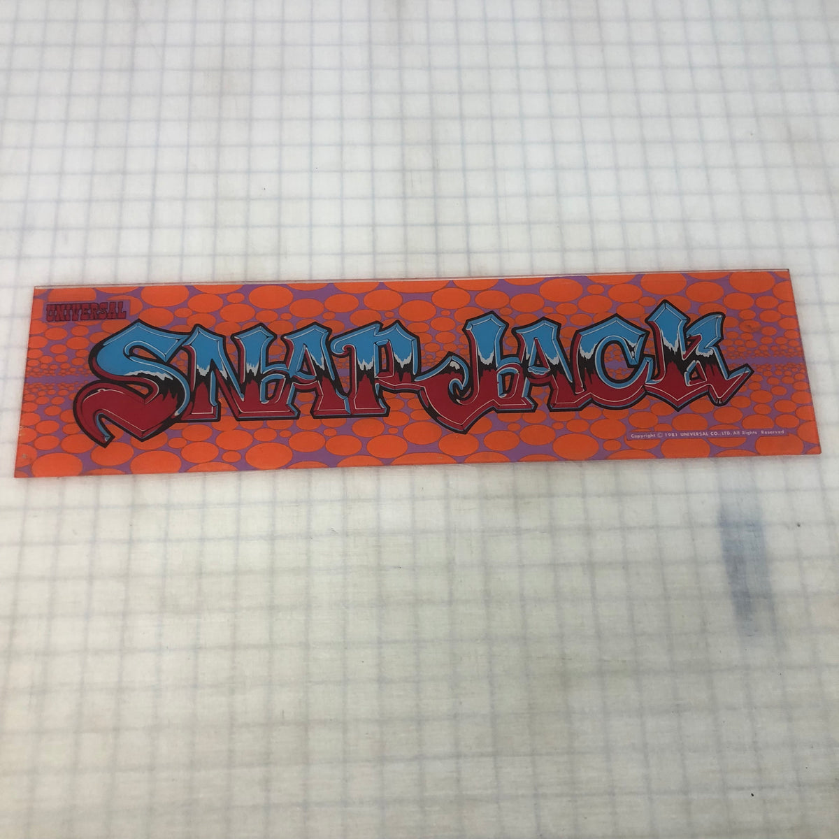 Vintage Snap Jack by Universal Arcade Marquee Escape Pod Online