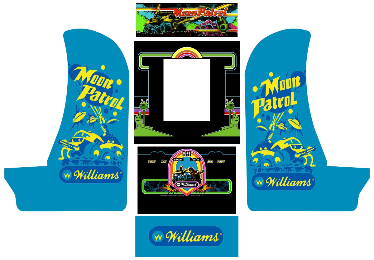 Arcade1Up Countercade Moon Patrol Decal Kit – Escape Pod Online