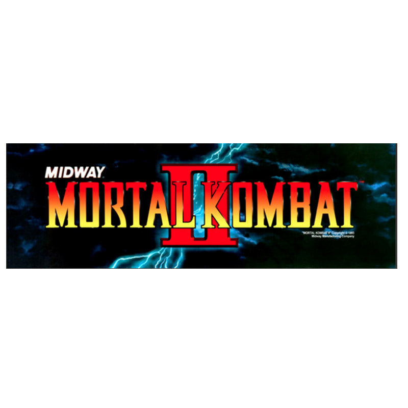 Mortal Kombat II - MKII - Arcade Marquee – Escape Pod Online