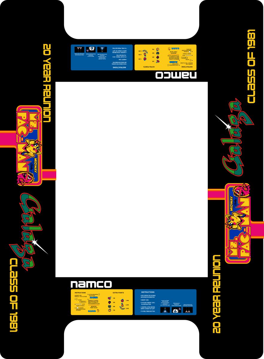 C.A.L / C.A.L After Party【みか 】 Ms Pac/Galaga 20th Anniversary Cocktail Underlay – Escape