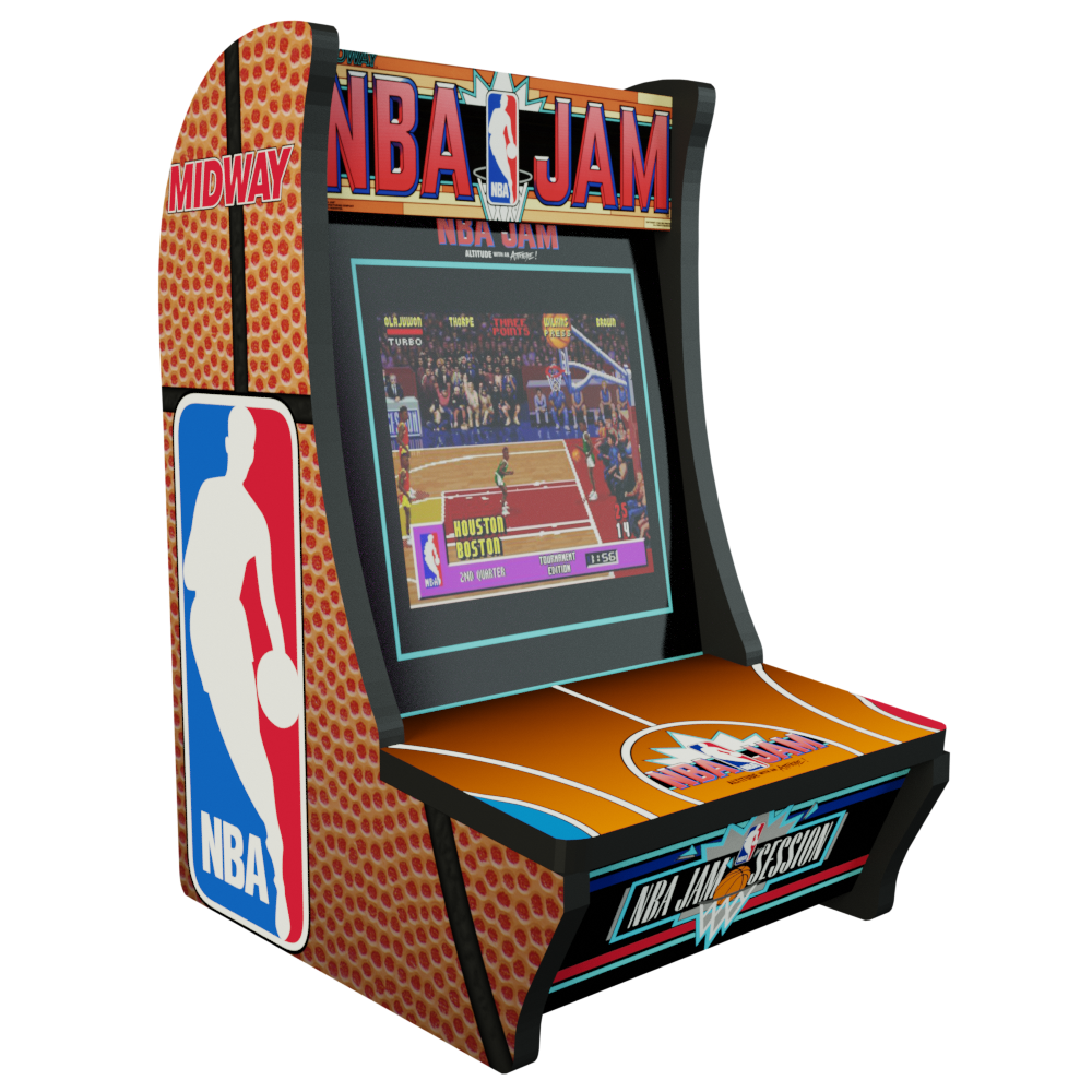 NBA Jam Arcade1Up Countercade Decal Kit