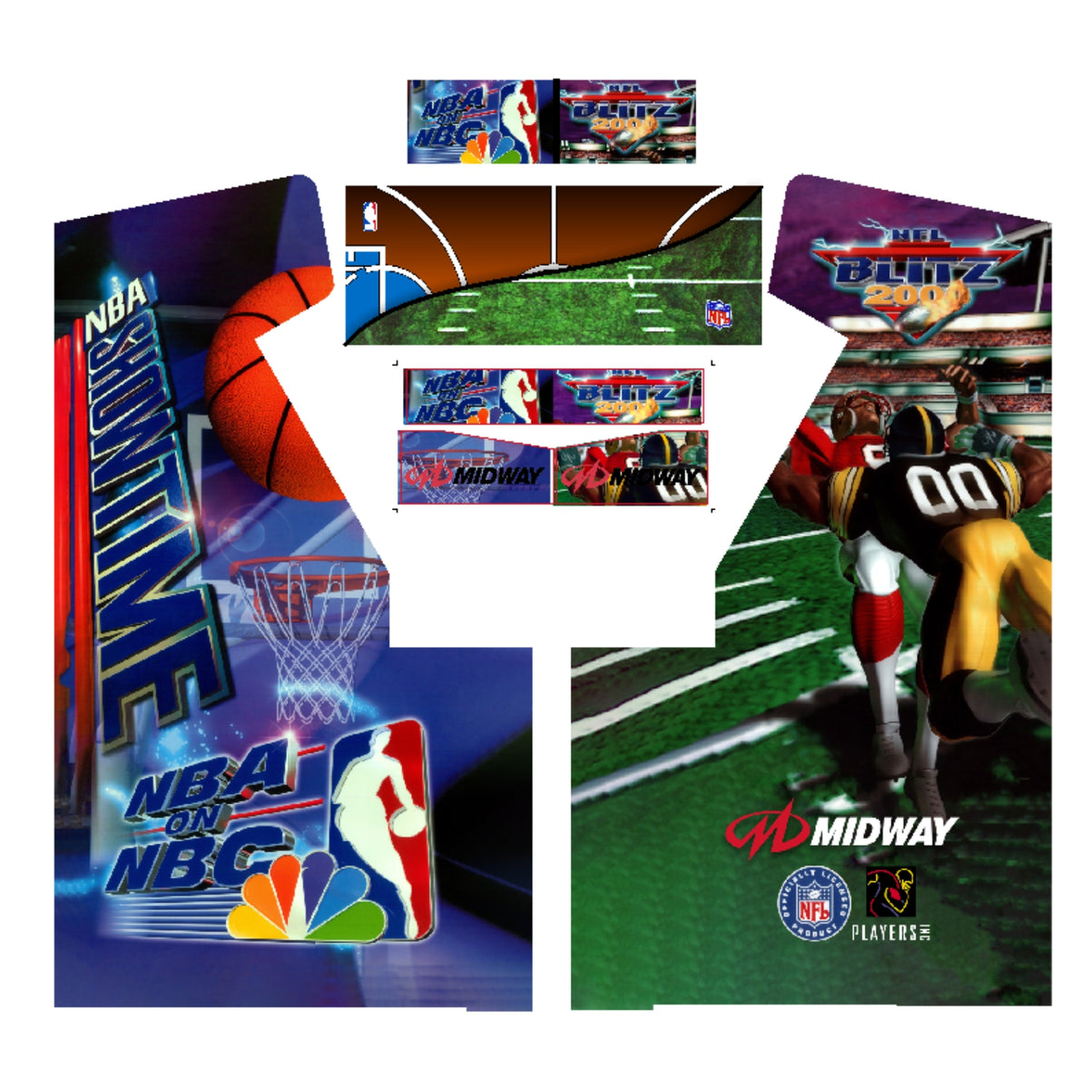 NFL Blitz NBA Showtime Arcade Complete Graphics Kit – Escape