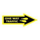 One Way Arrow Floor Graphic - Escape Pod Online