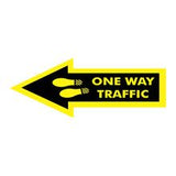 One Way Arrow Floor Graphic - Escape Pod Online