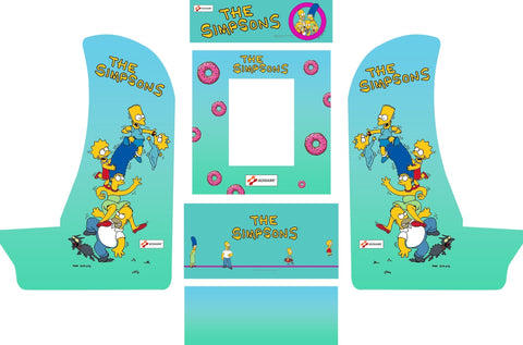 Arcade1Up Countercade Simpsons Decal Kit - Escape Pod Online