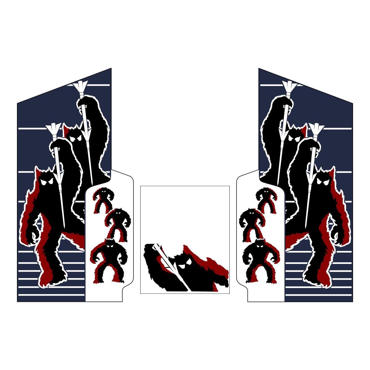 Space Invaders Arcade Side Art