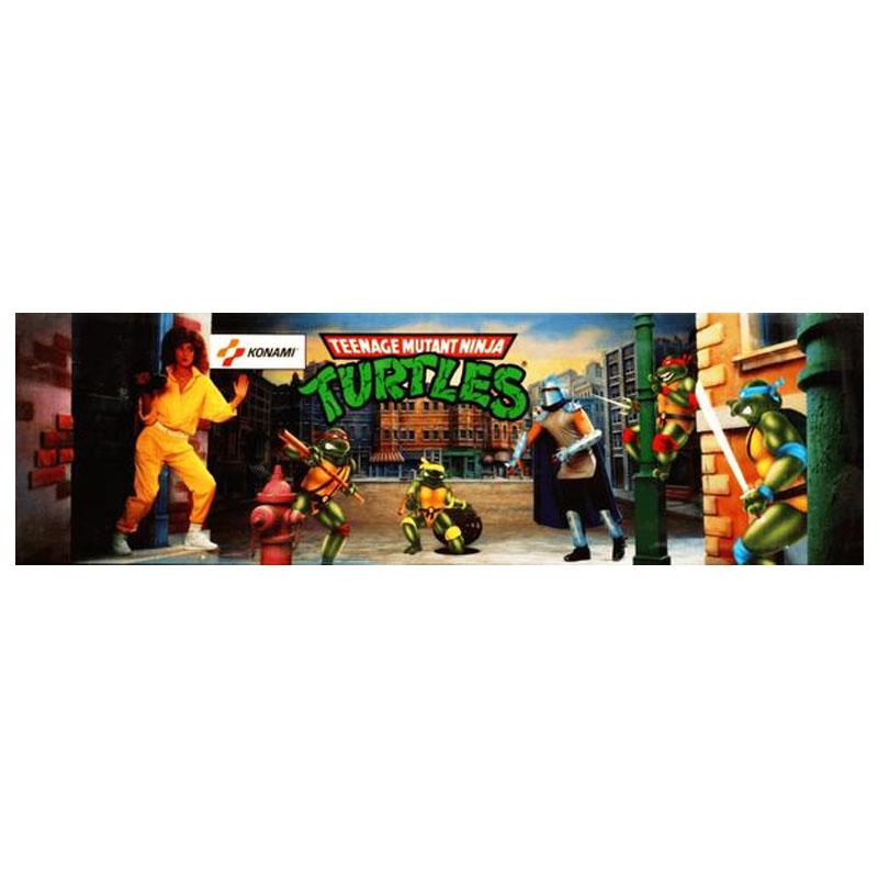 Teenage Mutant Ninja Turtles TMNT Arcade Game Marquee (SDS