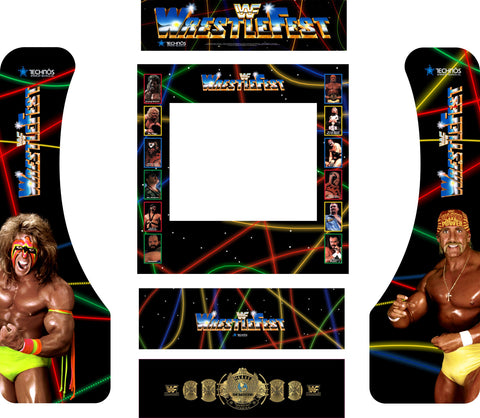 WWF Wrestlefest Arcade1Up Partycade Decal Kit - Escape Pod Online