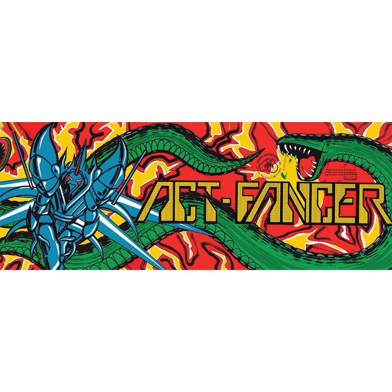 Act-Fancer Arcade Marquee – Escape Pod Online