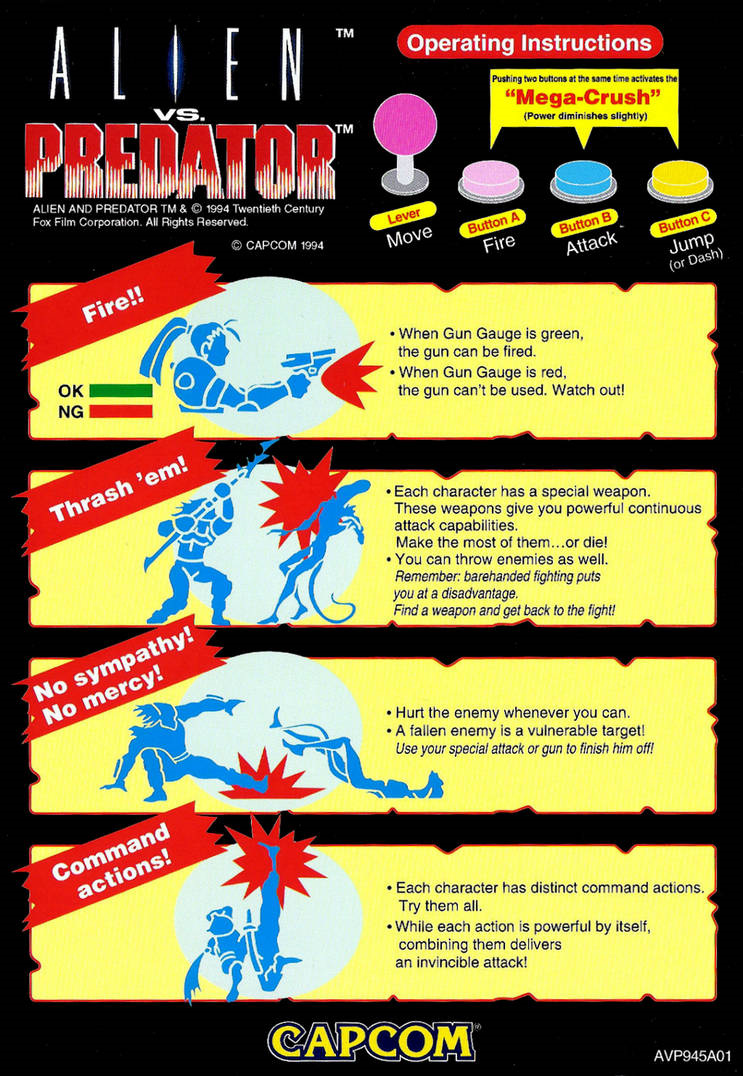Alien vs. Predator Instruction Decal – Escape Pod Online Alien vs. Predator Instruction Decal – Escape Pod Online