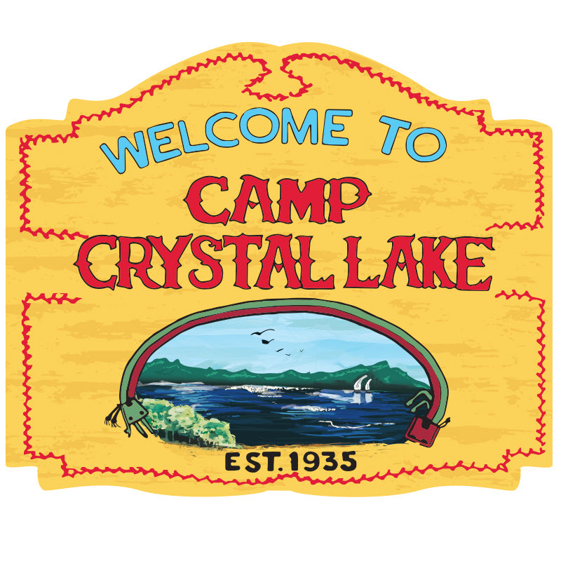 Camp Crystal Lake Sign