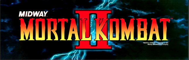 Mortal Kombat II - MKII - Arcade Marquee – Escape Pod Online