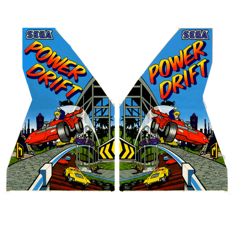 Sega Power Drift Side Art Set – Escape Pod Online