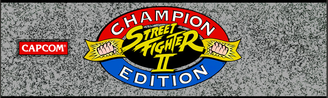 Street Fighter II Champion Edition Marquee – Escape Pod Online