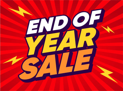 END OF YEAR SALE!