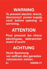 Atari Warning Sticker