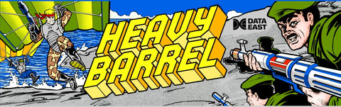 Heavy Barrell Arcade Marquee