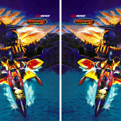 Hydro Thunder Arcade Side Art Decals