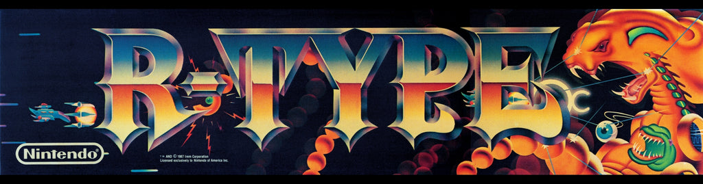 R-Type Arcade Game Marquee – Escape Pod Online