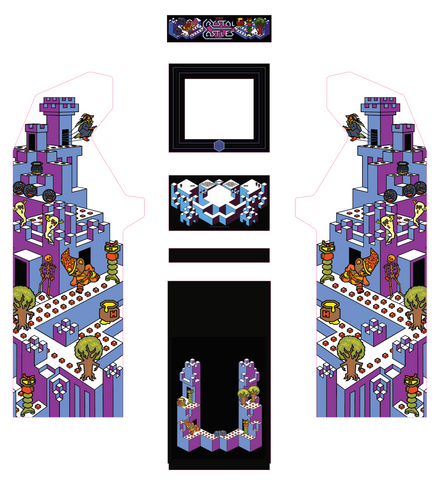 Arcade Classics Atari Centipede Ultra Series - Crystal Castles Kit