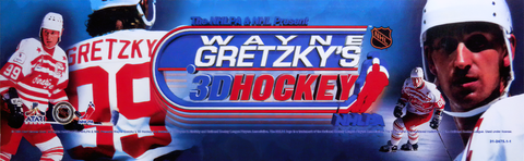 Wayne Gretzky's 3D Hockey Arcade Marquee