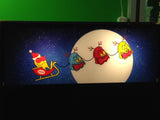 Christmas Pac-Man Arcade Marquee - Escape Pod Online