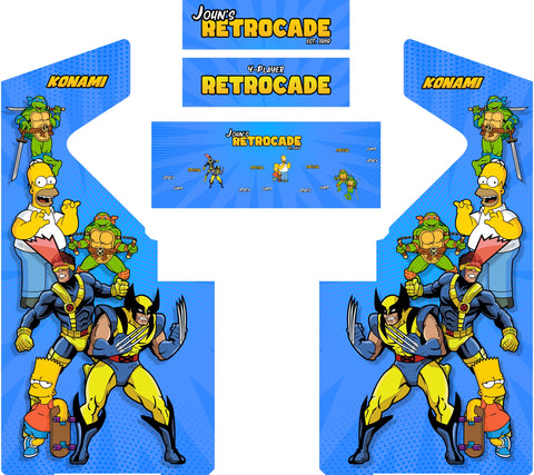 4-Player Retrocade Complete Restoration Kit (Personalize) - Escape Pod Online