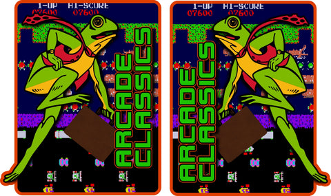 Arcade Classics Multicade Side Art - Frogger Theme - Escape Pod Online