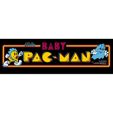 Baby Pac-Man Arcade Marquee - Escape Pod Online