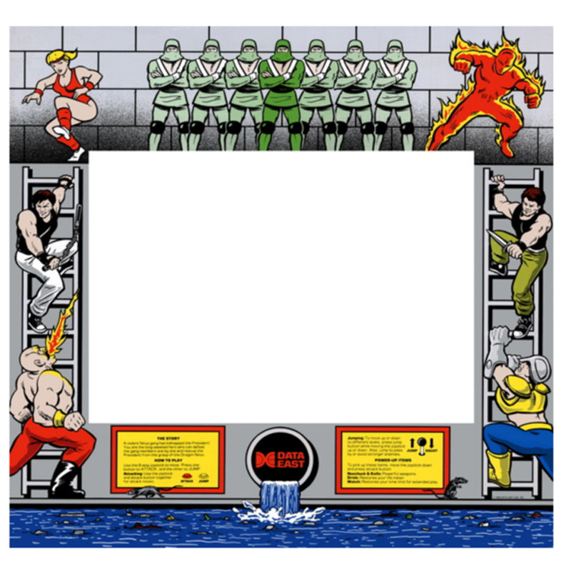 Bad Dudes vs Dragon Ninja - Arcade Bezel – Escape Pod Online Bad Dudes vs Dragon Ninja - Arcade Bezel – Escape Pod Online