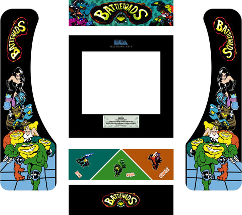 Battletoads Arcade1Up Partycade Decal Kit - Escape Pod Online