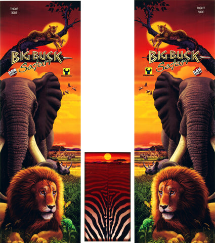 Big Buck Safari Side Art/Kick Decal