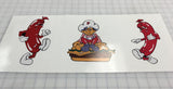 BurgerTime Kickplate Decal Set - Burger Time Front Art - Escape Pod Online