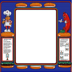 Burgertime Arcade Bezel - Escape Pod Online