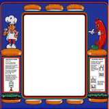 Burgertime Arcade Bezel - Escape Pod Online