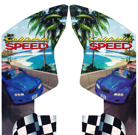 California Speed Arcade Side Art Decals - Escape Pod Online