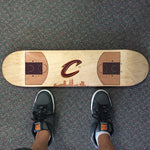 Cleveland Cavs Skateboard Deck - Q Arena Floor - Escape Pod Online