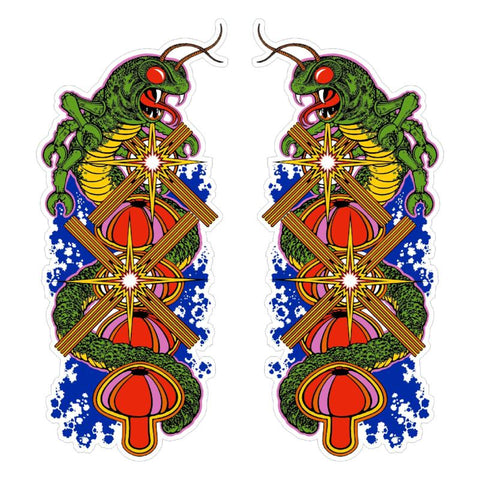 Centipede Side Art Decal Set - Die Cut (BFCM) - Escape Pod Online