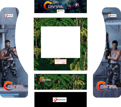 Contra Arcade1Up Partycade Decal Kit - Escape Pod Online