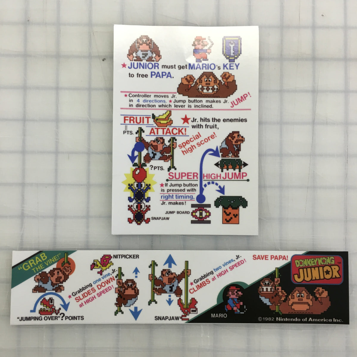 Donkey Kong Jr Arcade Decal Set – Escape Pod Online
