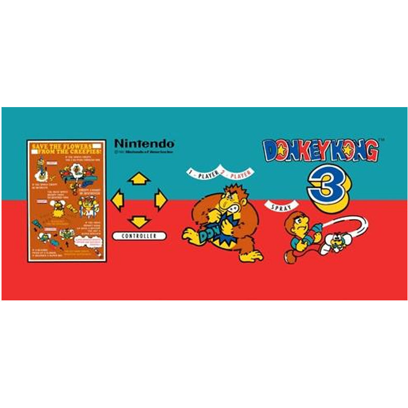 Donkey Kong 3 CPO DK3 - Control Panel Overlay – Escape Pod Online