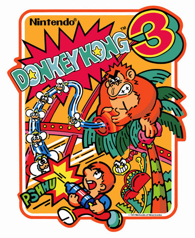 Donkey Kong Remix – Side Art Vinyle Premium 3M Avec Stratifié (Reproduction)