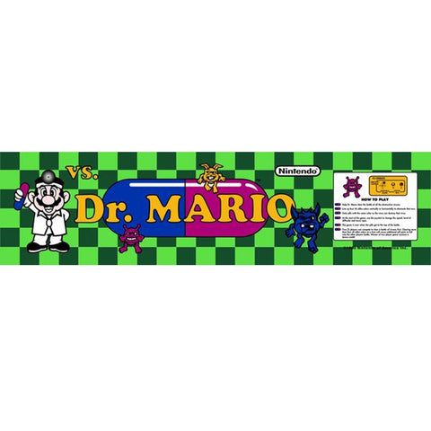Dr Mario Arcade Marquee - Escape Pod Online